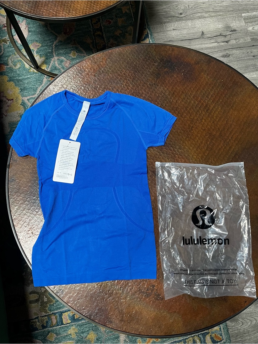 lululemon athletica Women’s Short Sleeve Athletic Tee - Royal Blue